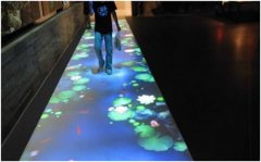 地面互動投影在展廳中的應(yīng)用